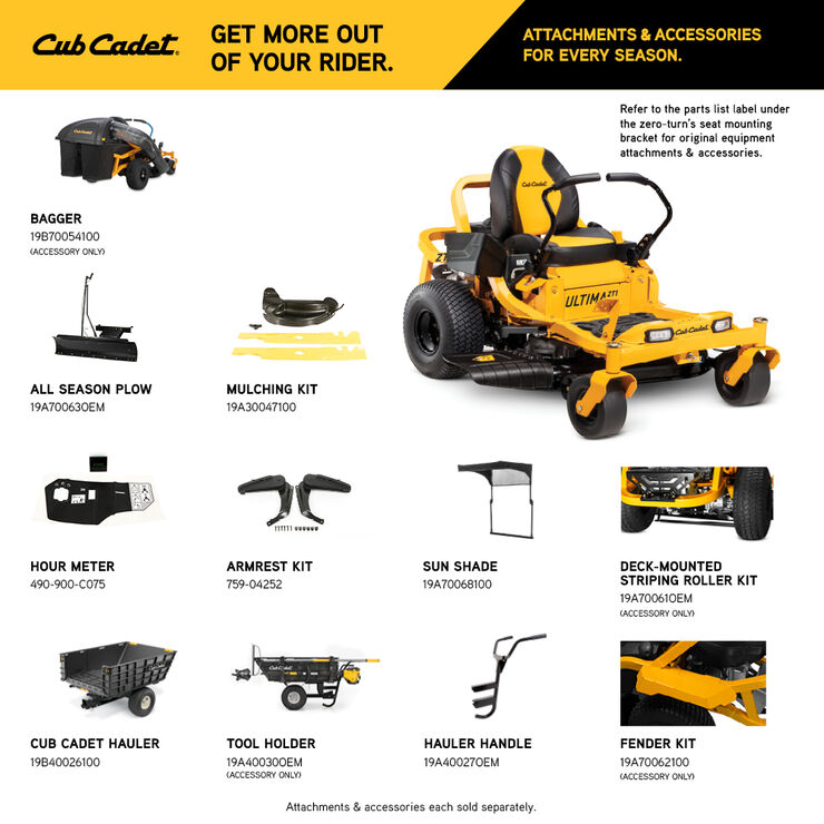 Cub Cadet Ultima ZT1 46 Zero-Turn Mower