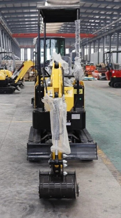 Mini Excavator 1 Ton Digger 13.5hp Gas Tracked Crawler B&S EPA Engine